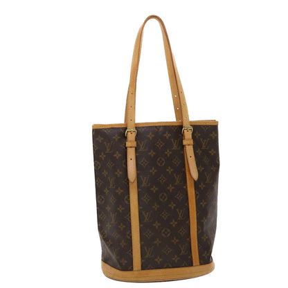 LOUIS VUITTON Monogram Bucket GM Shoulder Bag M42236 LV Auth 44542