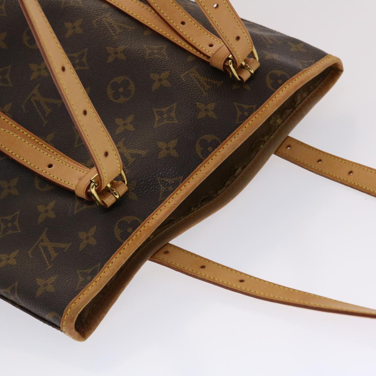 LOUIS VUITTON Monogram Bucket GM Shoulder Bag M42236 LV Auth 44542