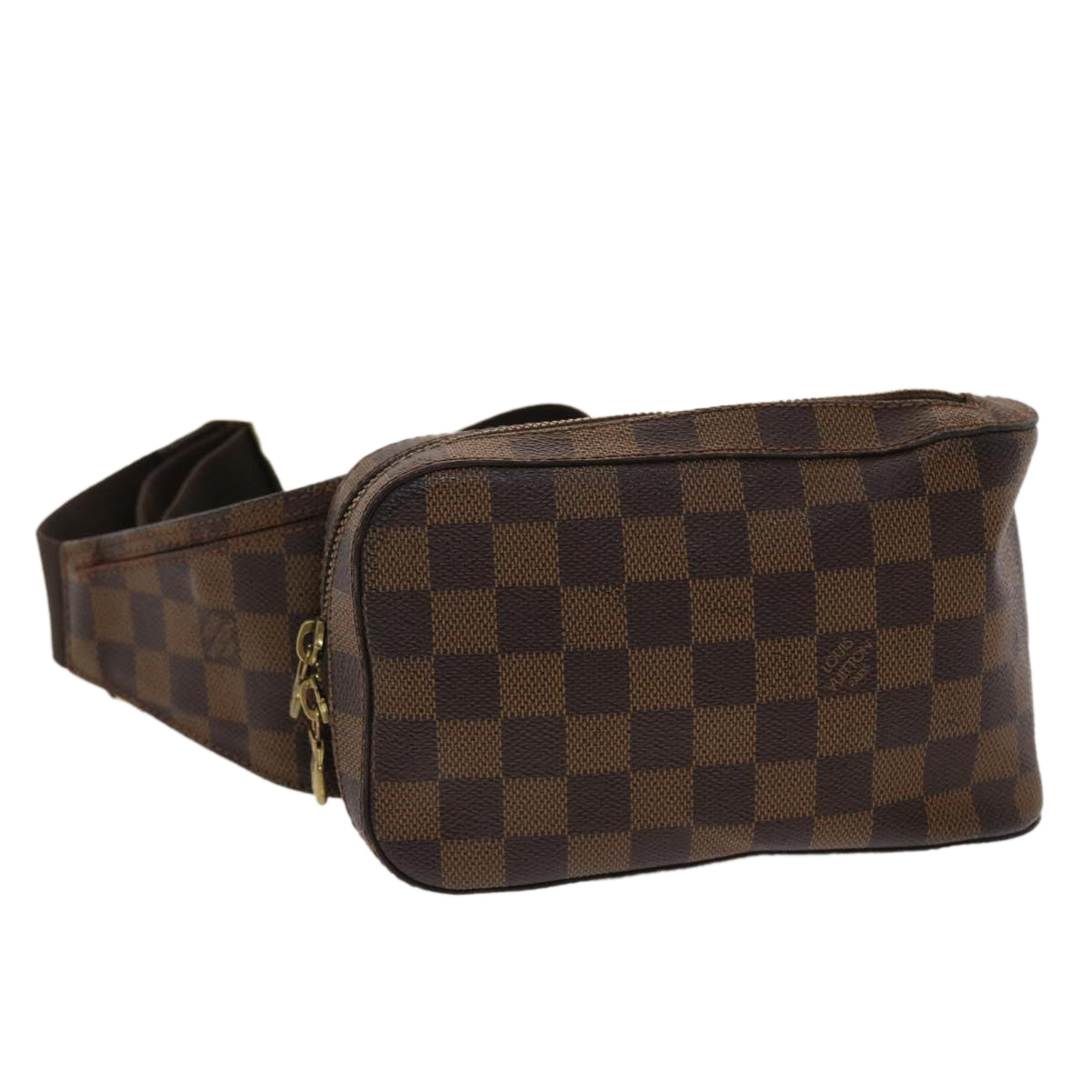 LOUIS VUITTON Damier Ebene Geronimos Shoulder Bag N51994 LV Auth 44721