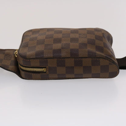 LOUIS VUITTON Damier Ebene Geronimos Shoulder Bag N51994 LV Auth 44721