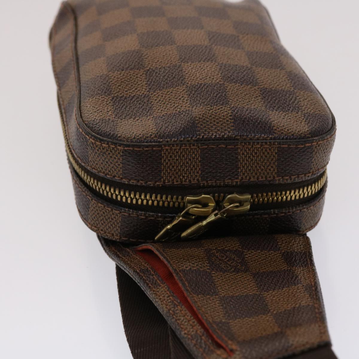 LOUIS VUITTON Damier Ebene Geronimos Shoulder Bag N51994 LV Auth 44721