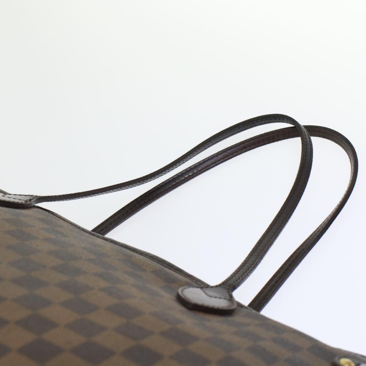 LOUIS VUITTON Damier Ebene Neverfull GM Tote Bag N51106 LV Auth 45449