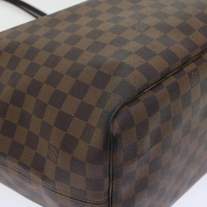 LOUIS VUITTON Damier Ebene Neverfull GM Tote Bag N51106 LV Auth 45449