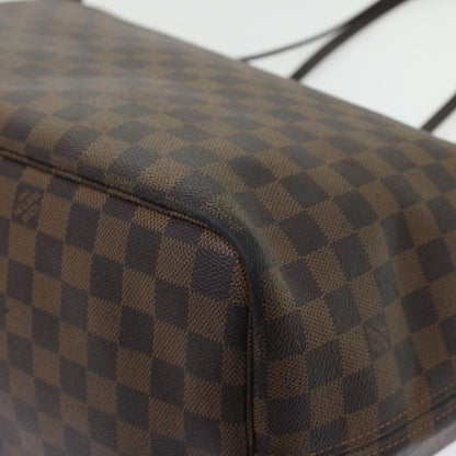 LOUIS VUITTON Damier Ebene Neverfull GM Tote Bag N51106 LV Auth 45449