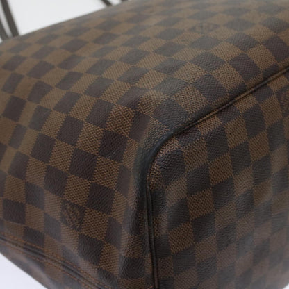 LOUIS VUITTON Damier Ebene Neverfull GM Tote Bag N51106 LV Auth 45449