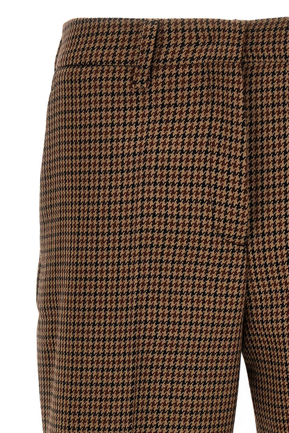 Prada Women Houndstooth Pants