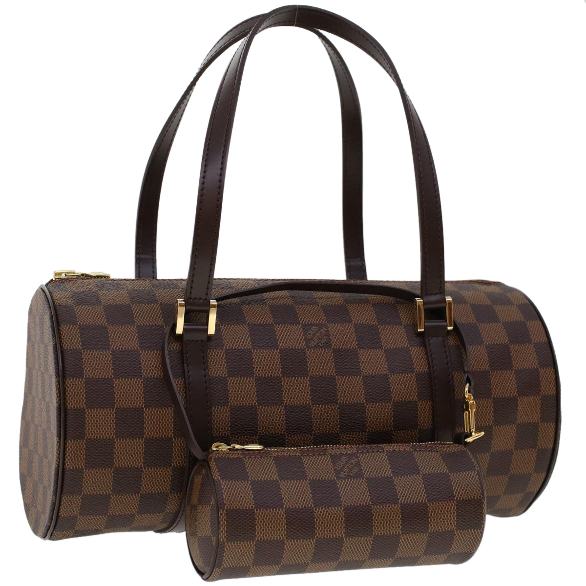 LOUIS VUITTON Damier Ebene Papillon 30 Hand Bag N51303 LV Auth 45635A