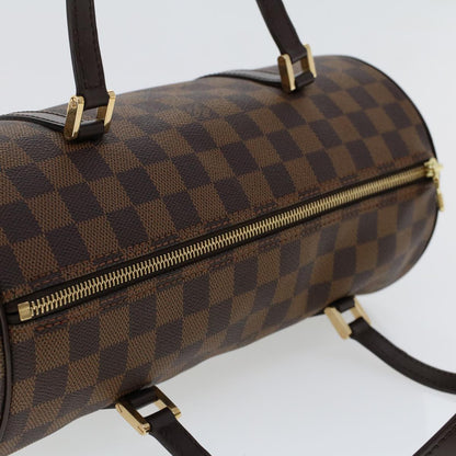 LOUIS VUITTON Damier Ebene Papillon 30 Hand Bag N51303 LV Auth 45635A