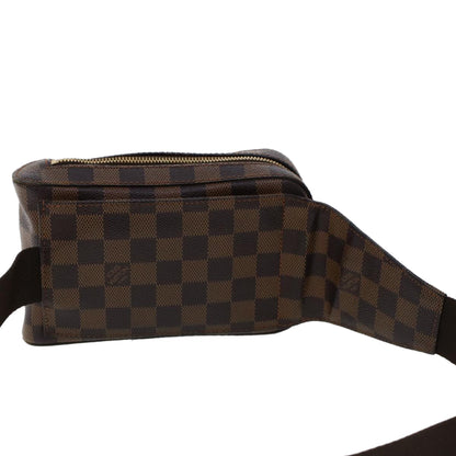 LOUIS VUITTON Damier Ebene Geronimos Shoulder Bag N51994 LV Auth 46328