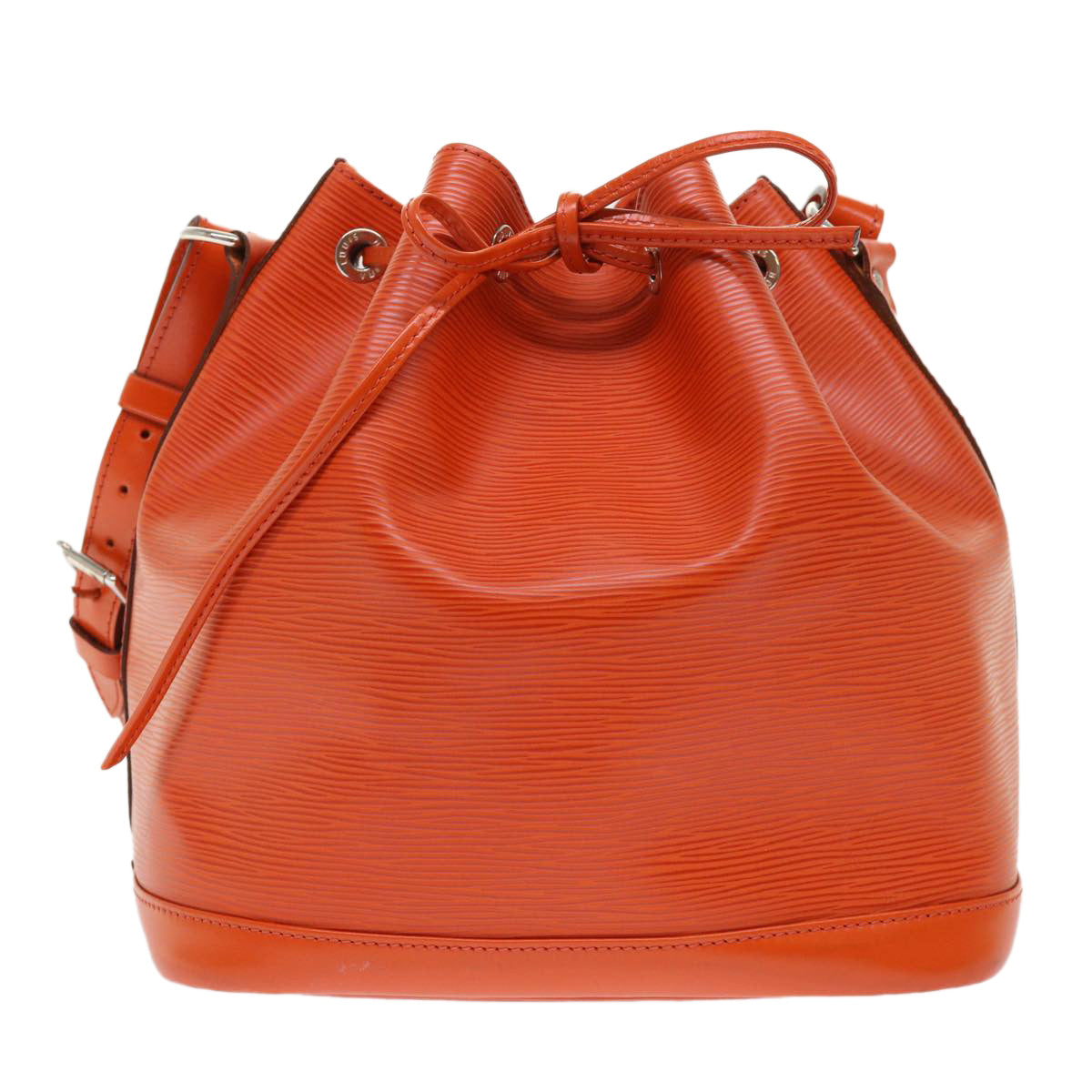 LOUIS VUITTON Epi Noe Shoulder Bag Orange M40677 LV Auth 46349