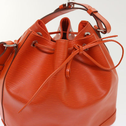 LOUIS VUITTON Epi Noe Shoulder Bag Orange M40677 LV Auth 46349