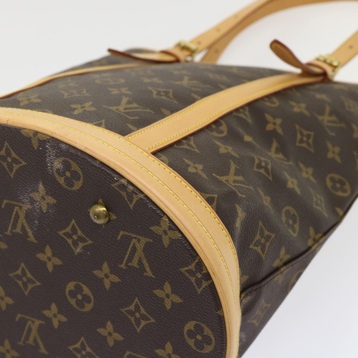 LOUIS VUITTON Monogram Bucket GM Shoulder Bag M42236 LV Auth 46560