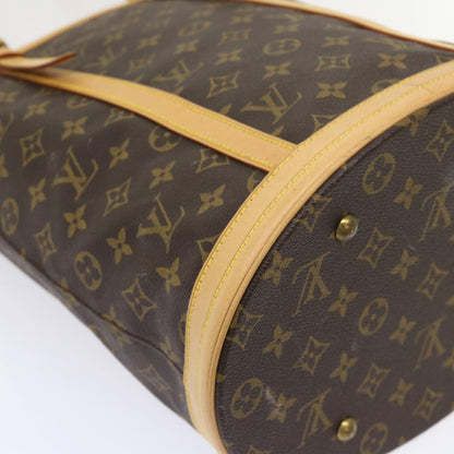 LOUIS VUITTON Monogram Bucket GM Shoulder Bag M42236 LV Auth 46560