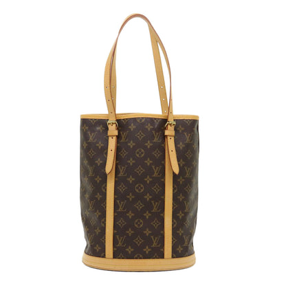 LOUIS VUITTON Monogram Bucket GM Shoulder Bag M42236 LV Auth 46560