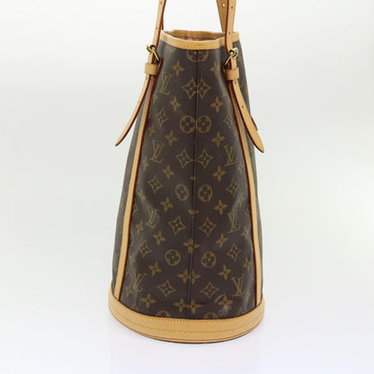 LOUIS VUITTON Monogram Bucket GM Shoulder Bag M42236 LV Auth 46560