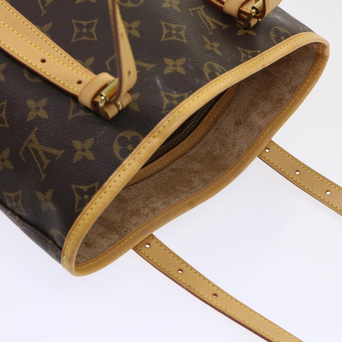 LOUIS VUITTON Monogram Bucket GM Shoulder Bag M42236 LV Auth 46560