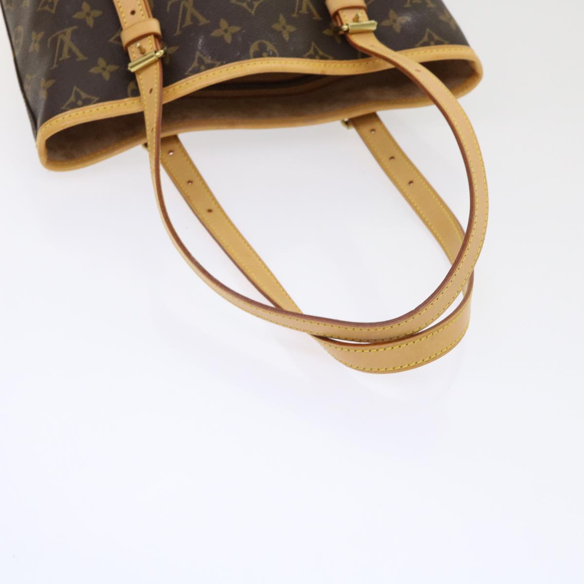 LOUIS VUITTON Monogram Bucket GM Shoulder Bag M42236 LV Auth 46560