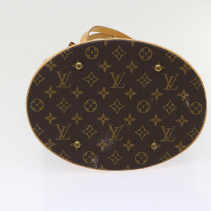 LOUIS VUITTON Monogram Bucket GM Shoulder Bag M42236 LV Auth 46560