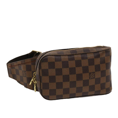 LOUIS VUITTON Damier Ebene Geronimos Shoulder Bag N51994 LV Auth 46569