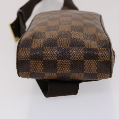 LOUIS VUITTON Damier Ebene Geronimos Shoulder Bag N51994 LV Auth 46569