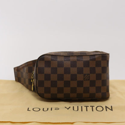 LOUIS VUITTON Damier Ebene Geronimos Shoulder Bag N51994 LV Auth 46569