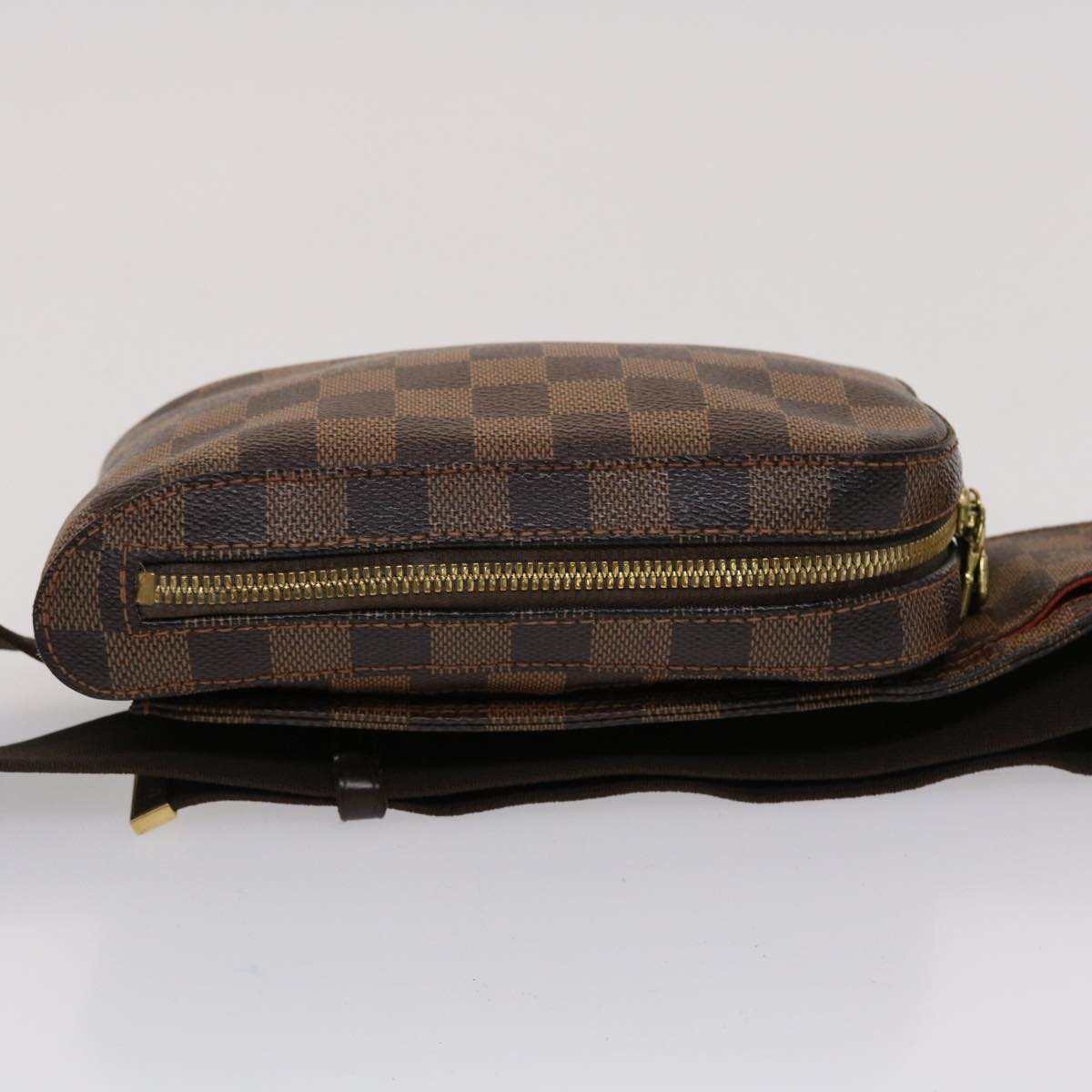 LOUIS VUITTON Damier Ebene Geronimos Shoulder Bag N51994 LV Auth 46569