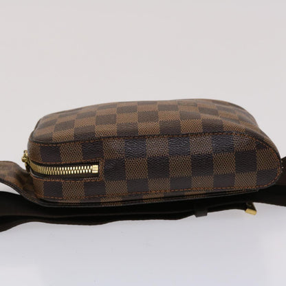 LOUIS VUITTON Damier Ebene Geronimos Shoulder Bag N51994 LV Auth 46569