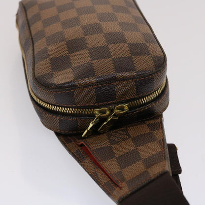 LOUIS VUITTON Damier Ebene Geronimos Shoulder Bag N51994 LV Auth 46569