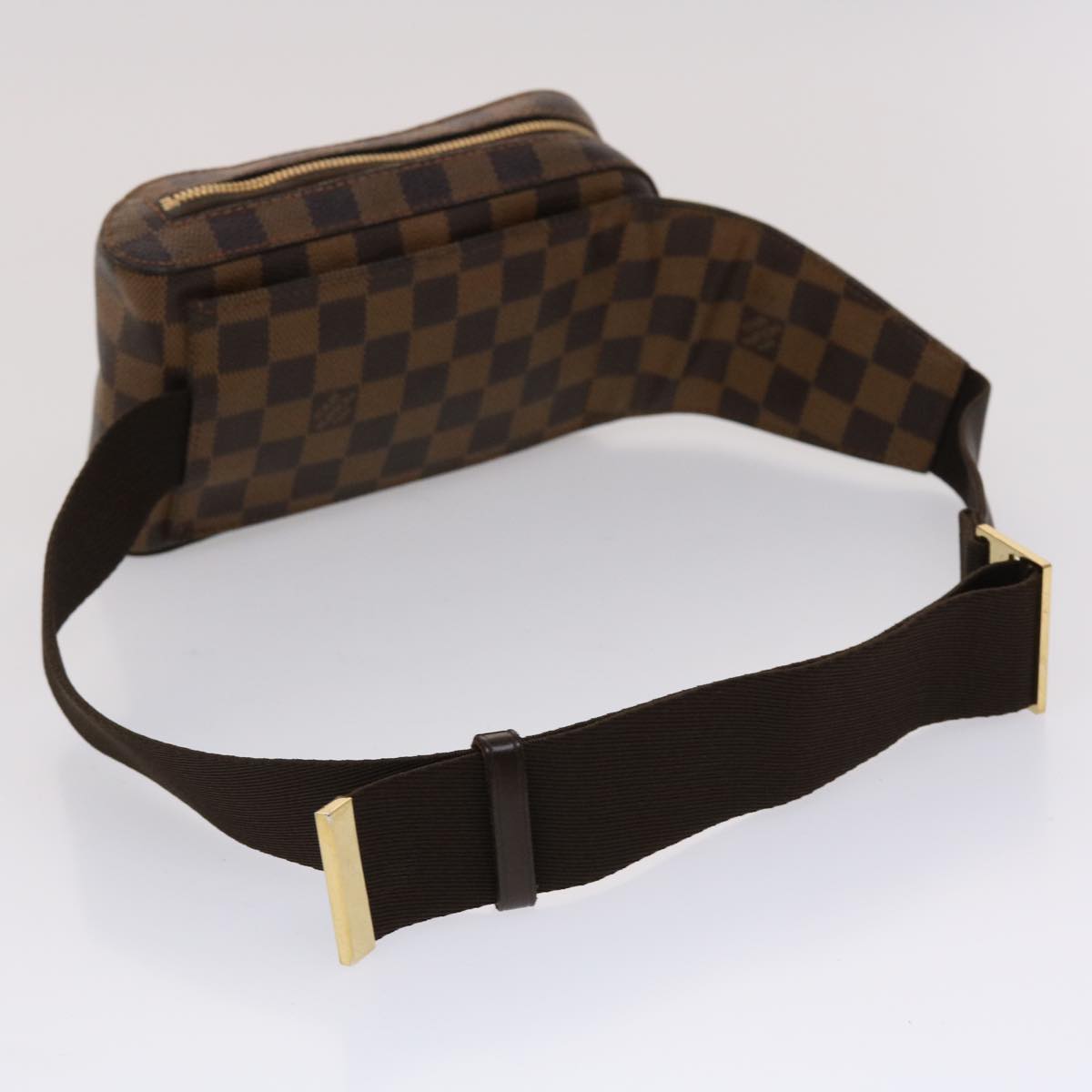 LOUIS VUITTON Damier Ebene Geronimos Shoulder Bag N51994 LV Auth 46569