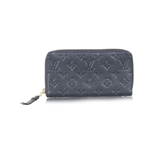 LOUIS VUITTON Black Zippy Empreinte Wallet