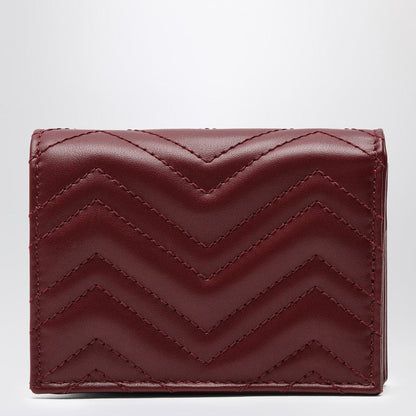 Gucci Gg Marmont Rosso Ancora Card Holder Women