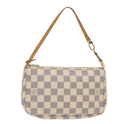 LOUIS VUITTON Damier Azur Pochette Accessoires Pouch N51986 LV Auth 46654