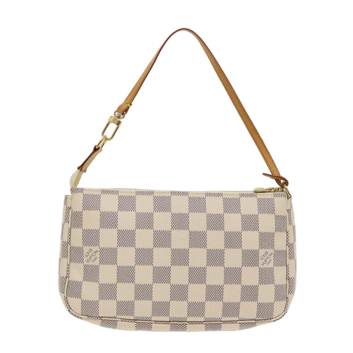 LOUIS VUITTON Damier Azur Pochette Accessoires Pouch N51986 LV Auth 46654