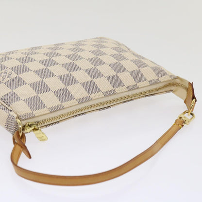 LOUIS VUITTON Damier Azur Pochette Accessoires Pouch N51986 LV Auth 46654