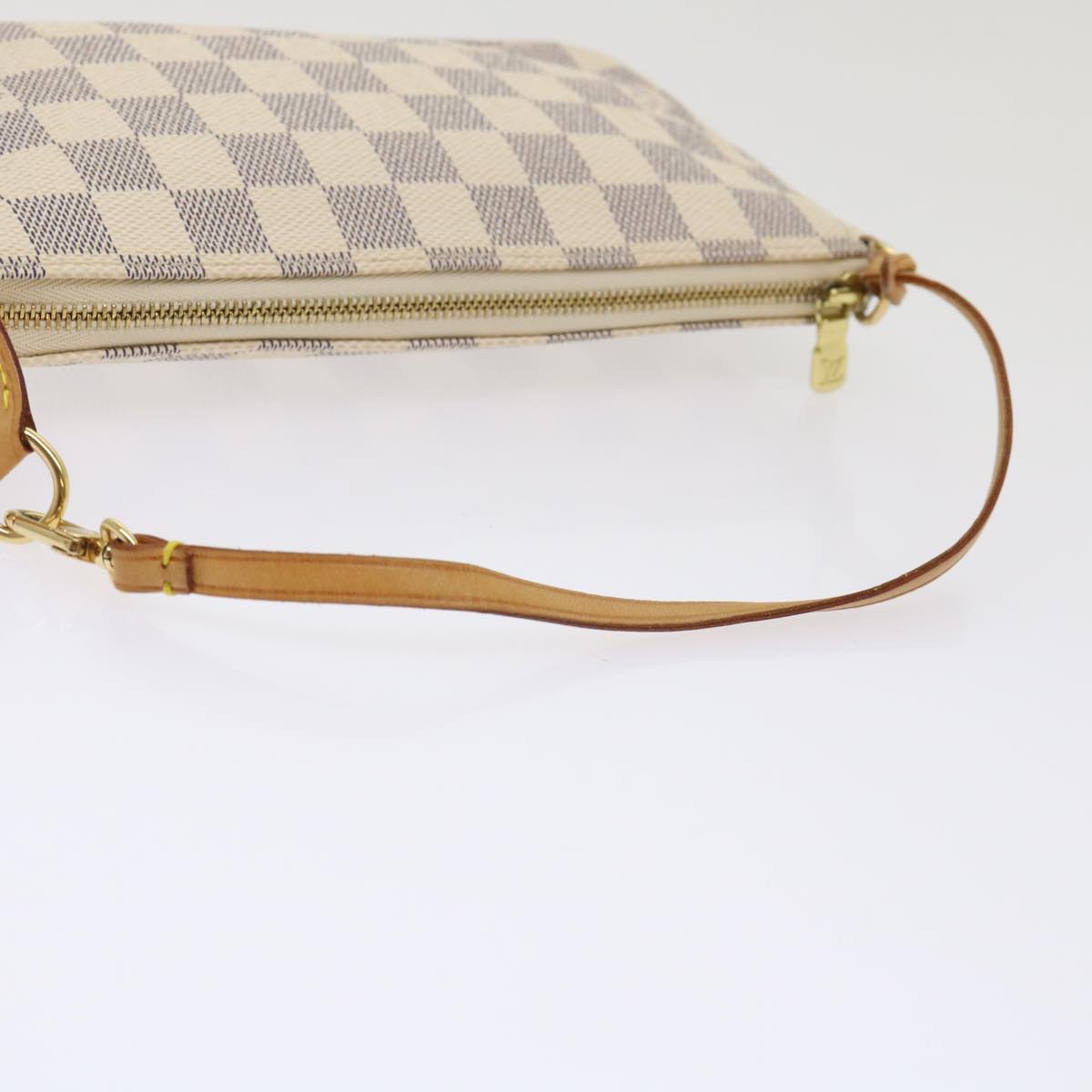 LOUIS VUITTON Damier Azur Pochette Accessoires Pouch N51986 LV Auth 46654