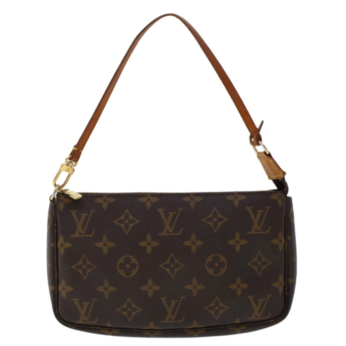 LOUIS VUITTON Monogram Pochette Accessoires Pouch M51980 LV Auth 46706