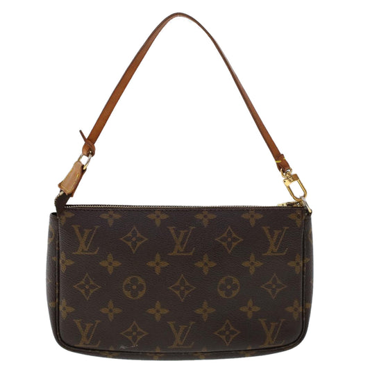 LOUIS VUITTON Monogram Pochette Accessoires Pouch M51980 LV Auth 46706