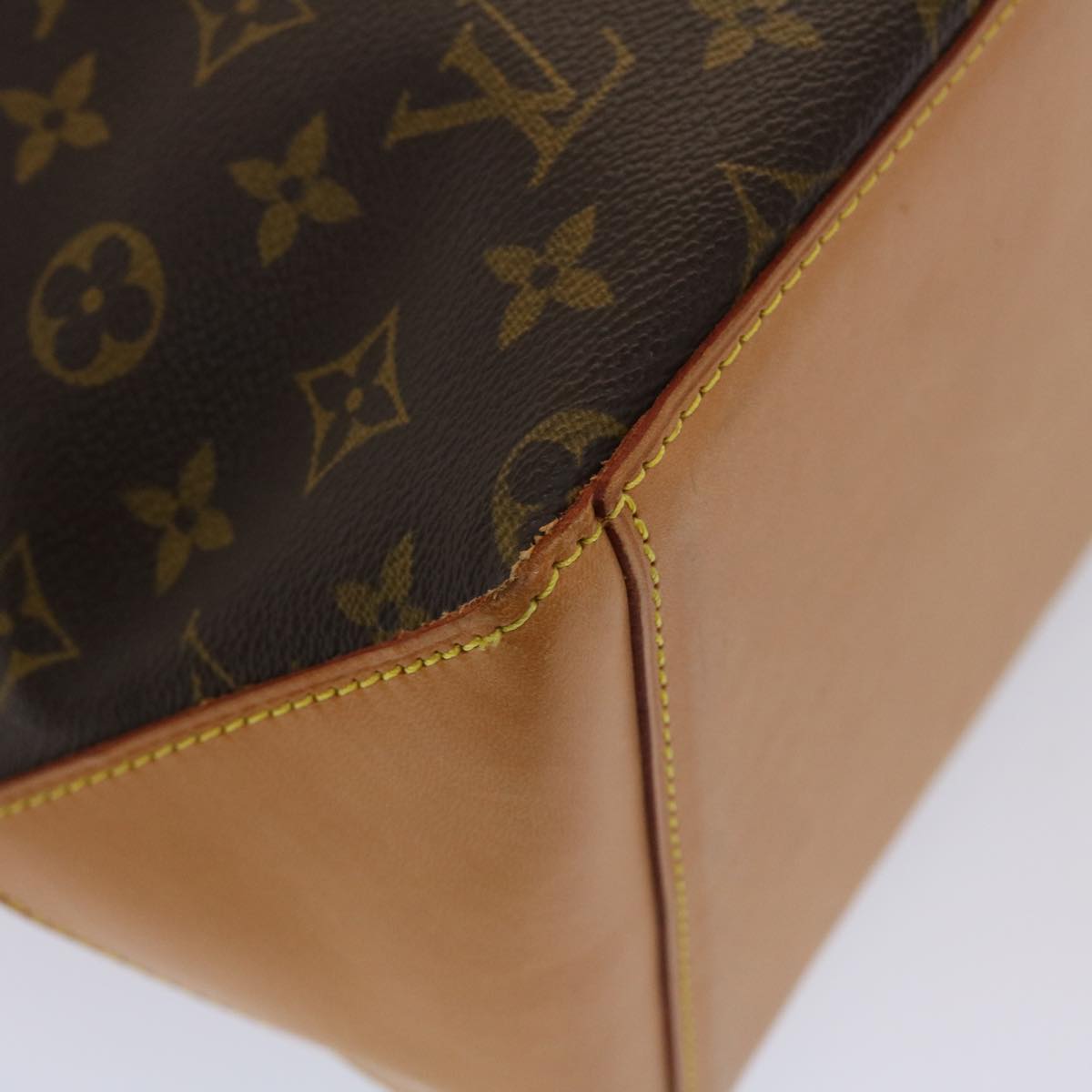 LOUIS VUITTON Monogram Cabas Mezzo Tote Bag M51151 LV Auth 46736