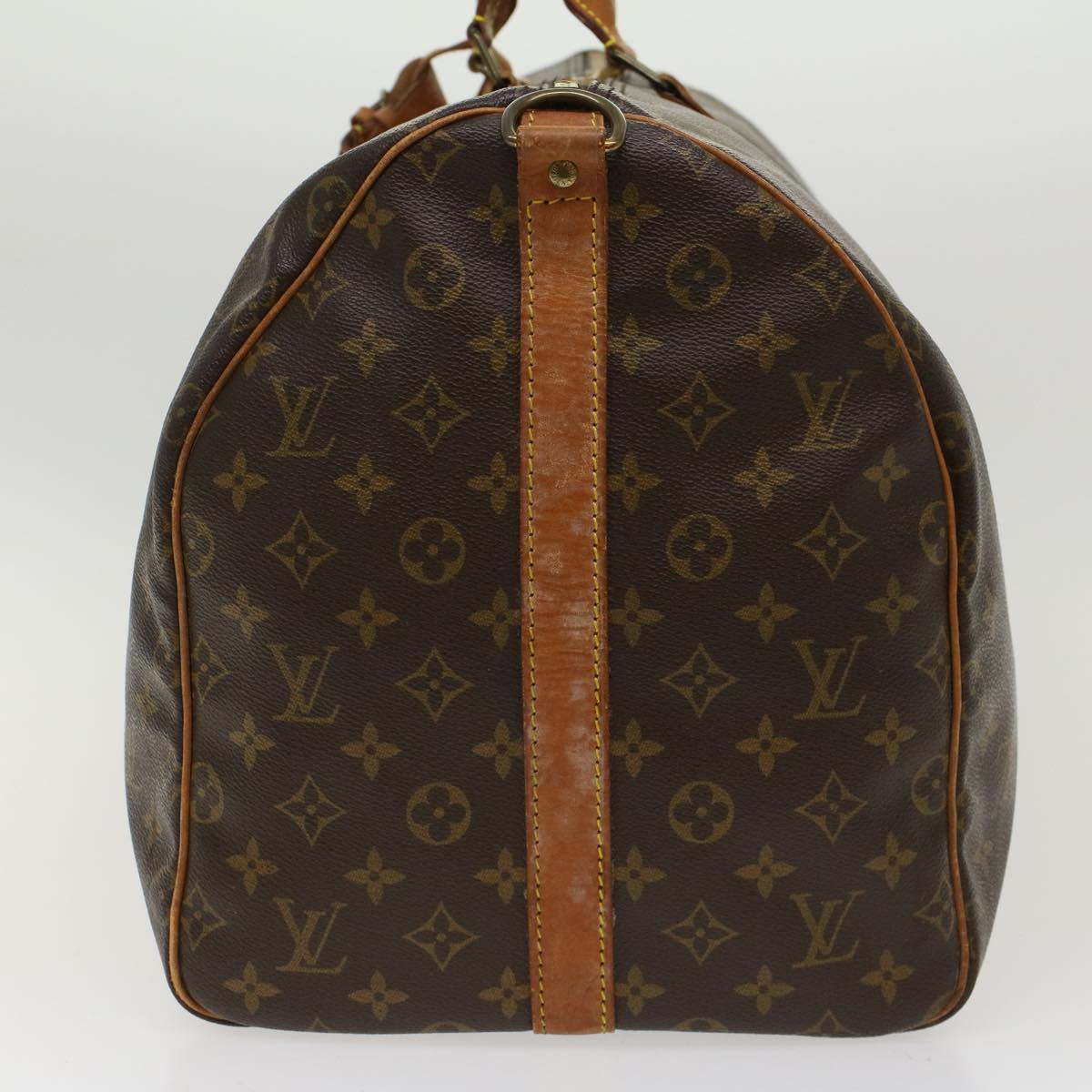 LOUIS VUITTON Monogram Keepall Bandouliere 55 Boston Bag M41414 LV Auth 46744