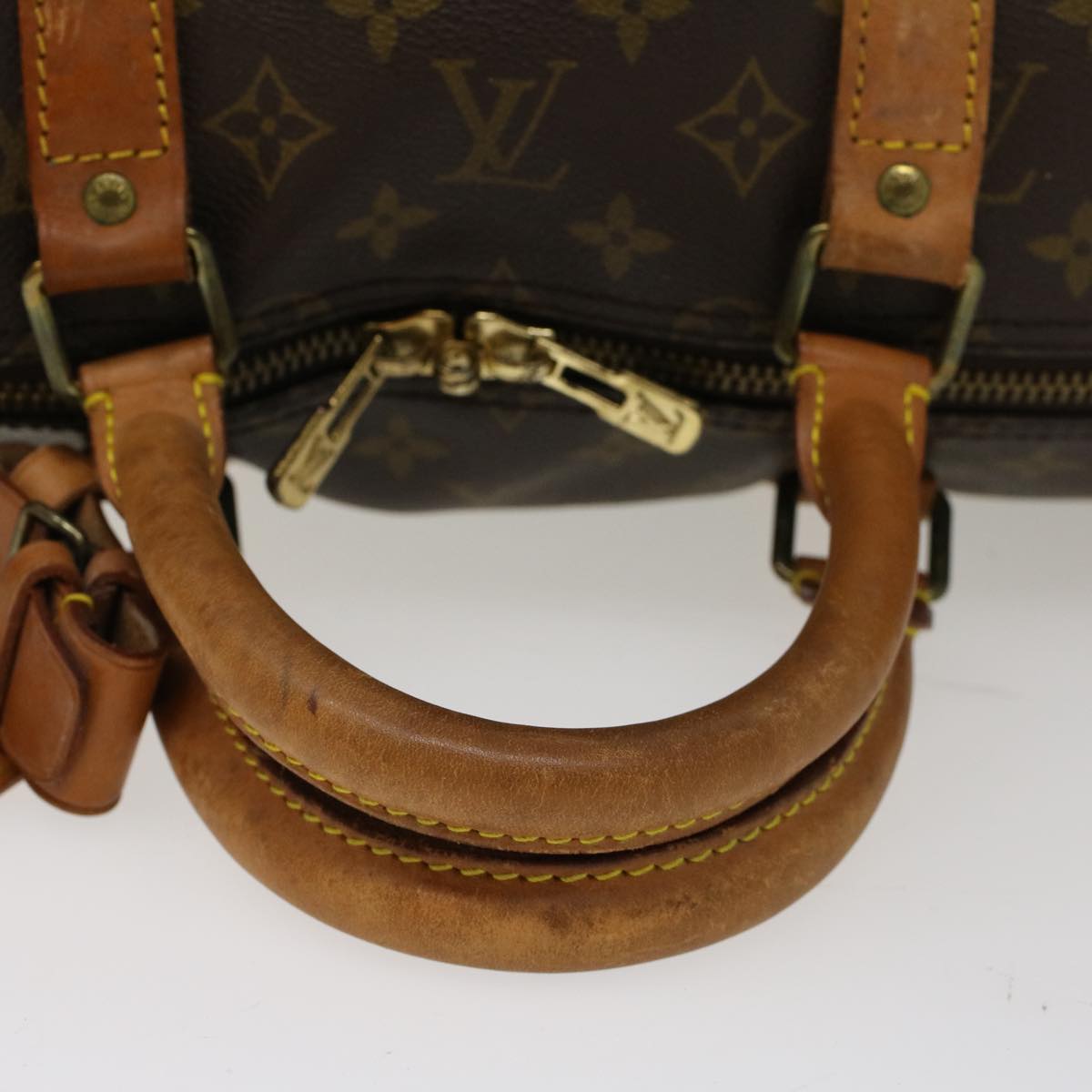 LOUIS VUITTON Monogram Keepall Bandouliere 55 Boston Bag M41414 LV Auth 46744