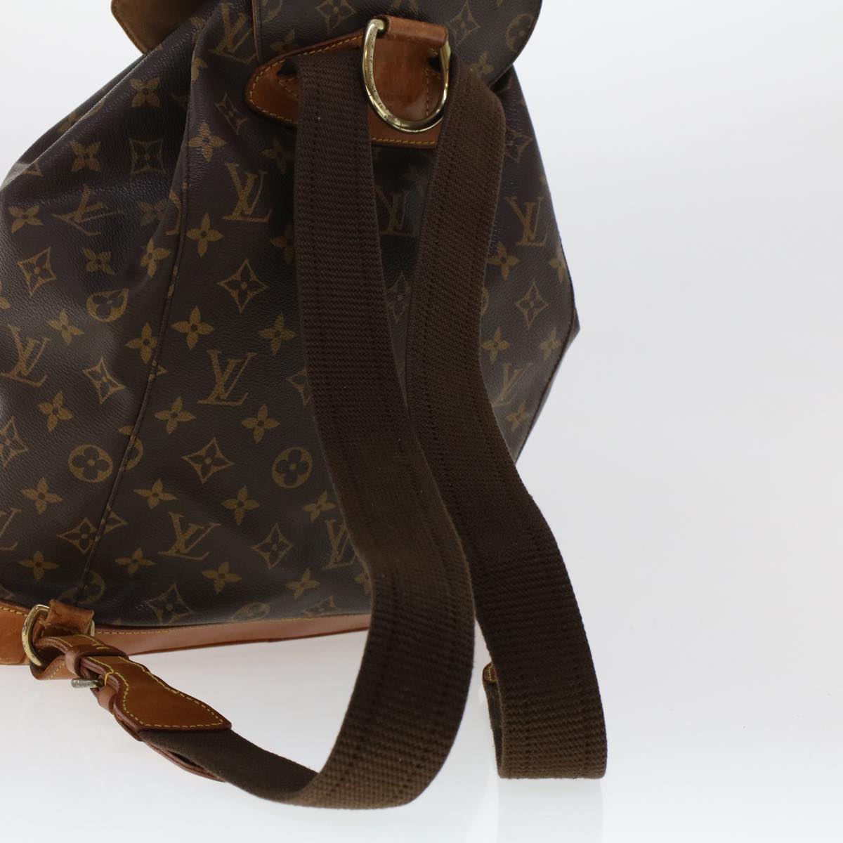 LOUIS VUITTON Monogram Montsouris GM Backpack M51135 LV Auth 46821