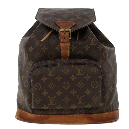 LOUIS VUITTON Monogram Montsouris GM Backpack M51135 LV Auth 46821