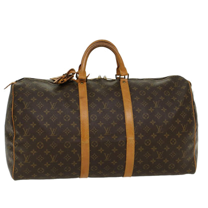 LOUIS VUITTON Monogram Keepall 55 Boston Bag M41424 LV Auth 46822