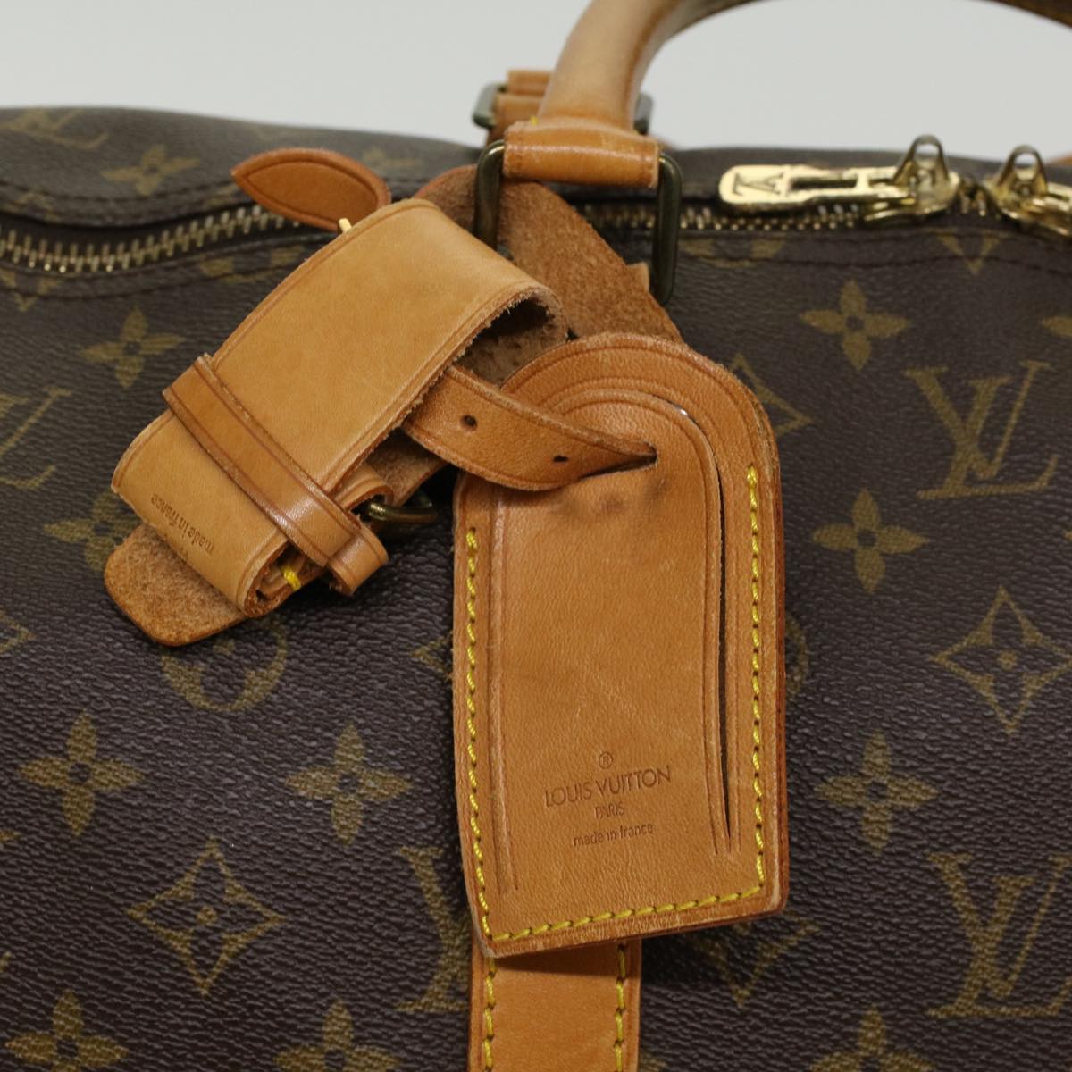 LOUIS VUITTON Monogram Keepall 55 Boston Bag M41424 LV Auth 46822