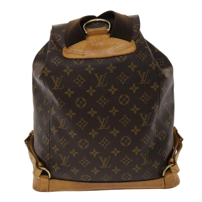 LOUIS VUITTON Monogram Montsouris GM Backpack M51135 LV Auth 46834