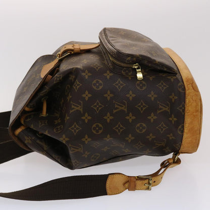 LOUIS VUITTON Monogram Montsouris GM Backpack M51135 LV Auth 46834