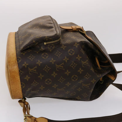 LOUIS VUITTON Monogram Montsouris GM Backpack M51135 LV Auth 46834