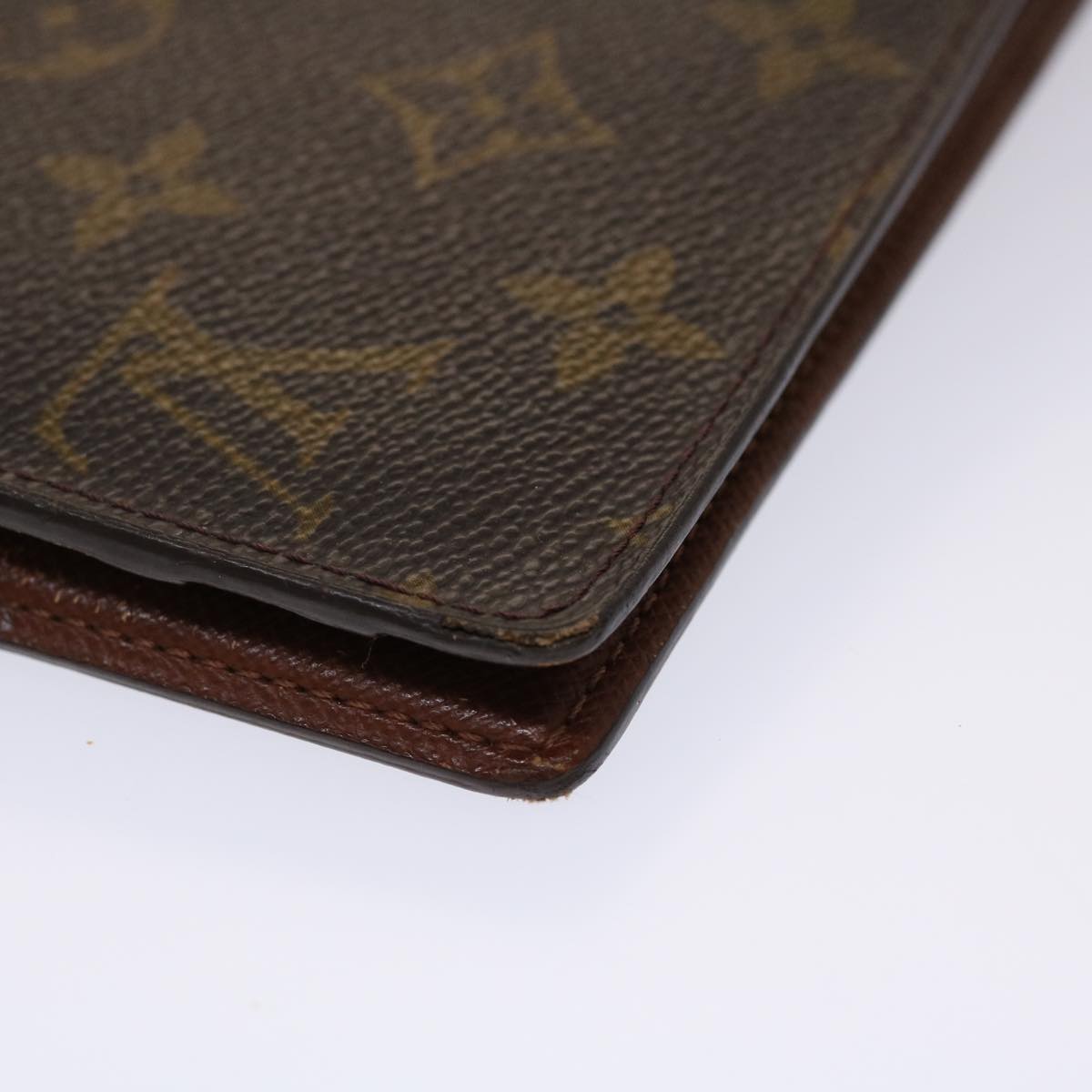 LOUIS VUITTON Monogram Agenda GM Day Planner Cover R20006 LV Auth 46844