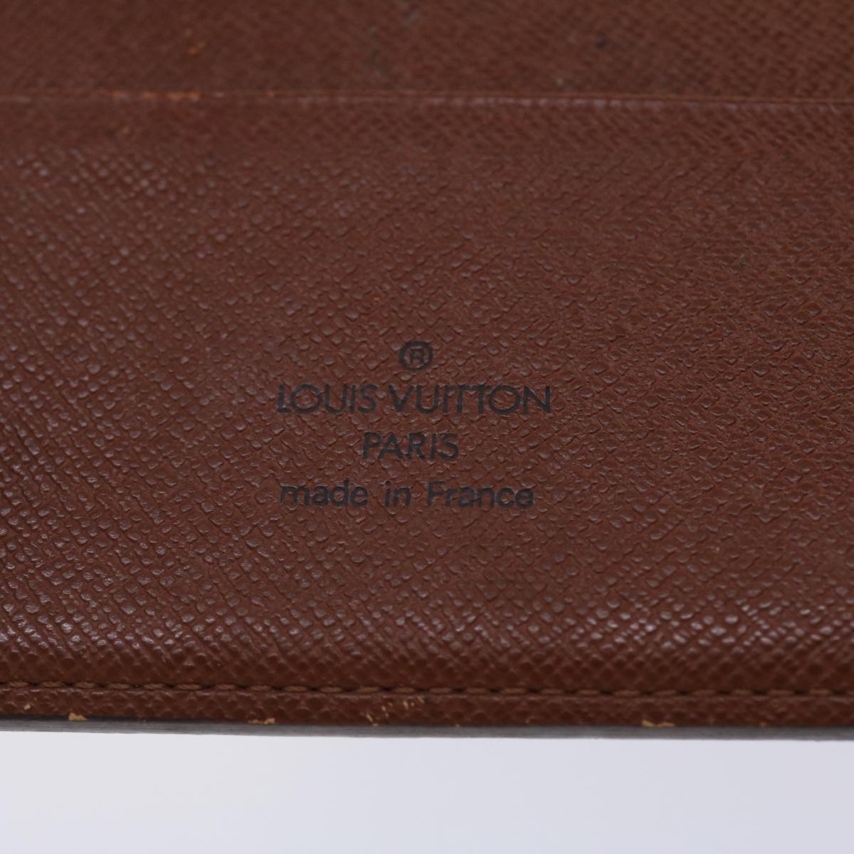 LOUIS VUITTON Monogram Agenda GM Day Planner Cover R20006 LV Auth 46844