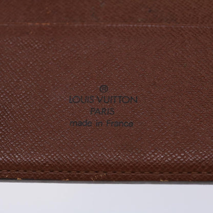 LOUIS VUITTON Monogram Agenda GM Day Planner Cover R20006 LV Auth 46844